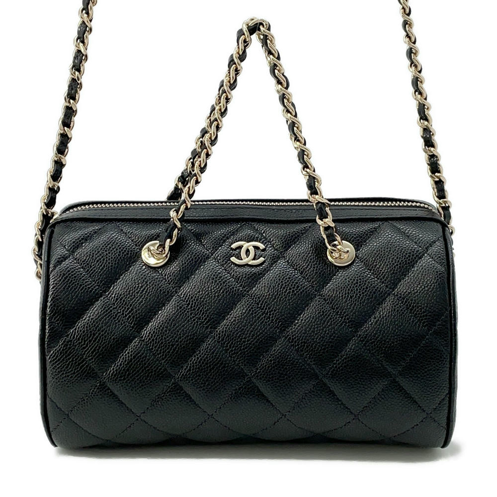 CHANEL Timeless Classic Line Shoulder Bag BlackAP4474 Caviar Leather