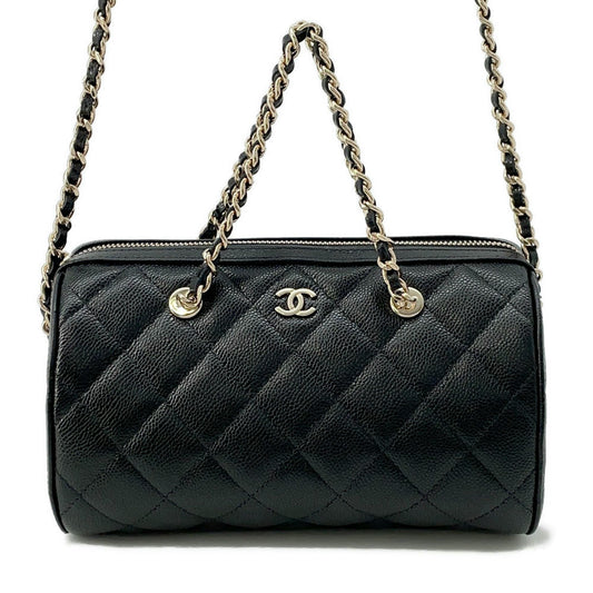 CHANEL Timeless Classic Line Shoulder Bag BlackAP4474 Caviar Leather