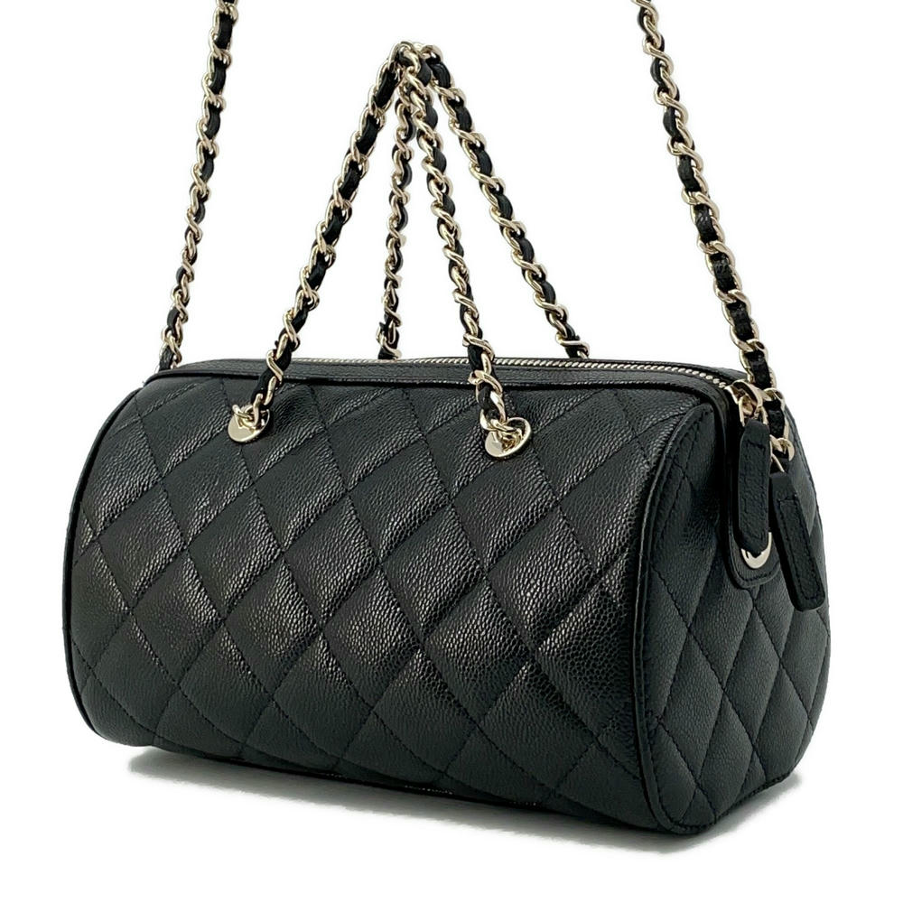 CHANEL Timeless Classic Line Shoulder Bag BlackAP4474 Caviar Leather