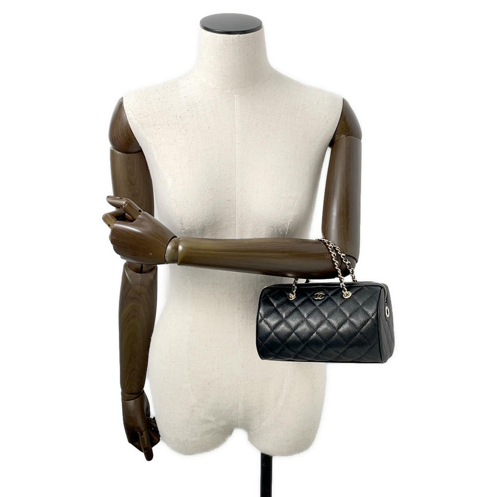 CHANEL Timeless Classic Line Shoulder Bag BlackAP4474 Caviar Leather