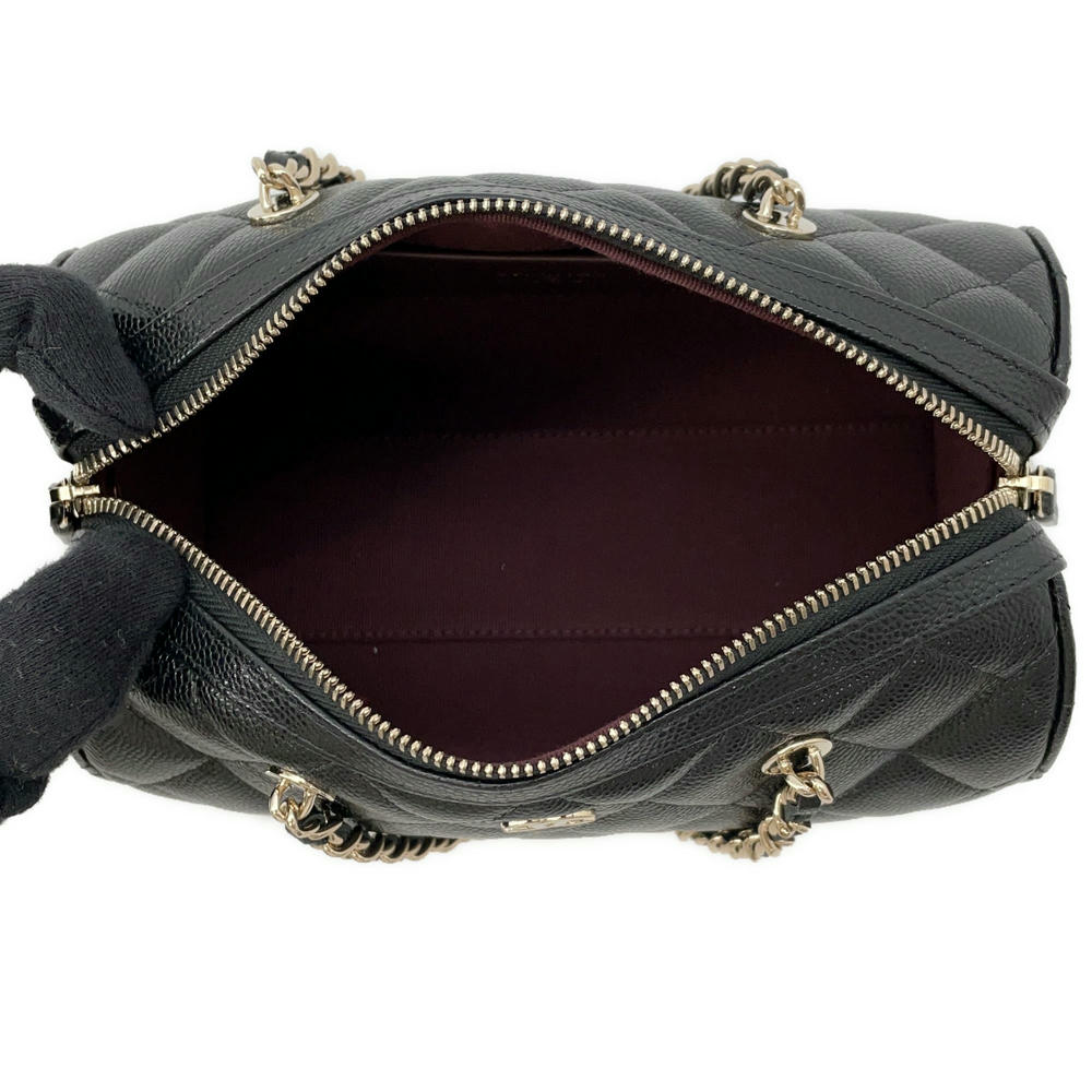 CHANEL Timeless Classic Line Shoulder Bag BlackAP4474 Caviar Leather