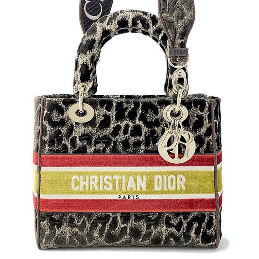 Dior Lady Dee Light BrownM0565OTGT Velvet Size Medium