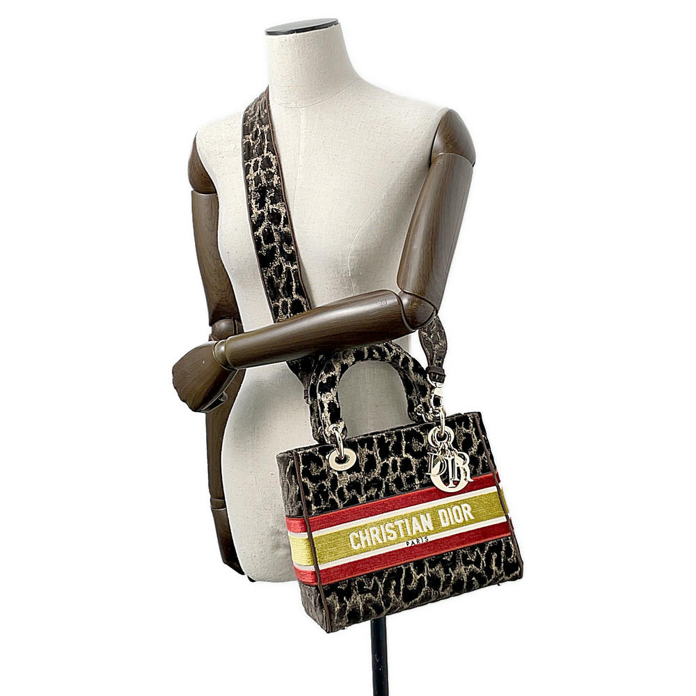 Dior Lady Dee Light BrownM0565OTGT Velvet Size Medium
