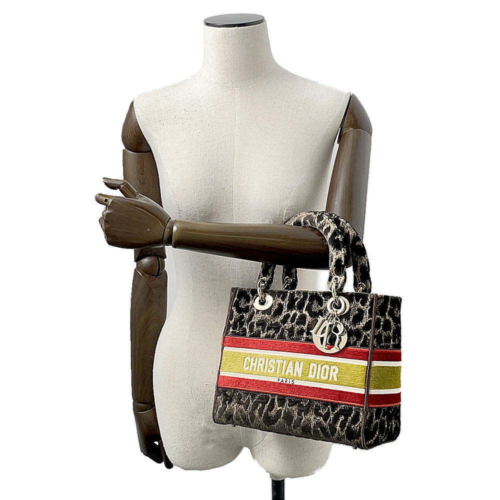 Dior Lady Dee Light BrownM0565OTGT Velvet Size Medium