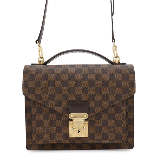 LOUIS VUITTON Monceau SPO RedN48088 Damier Ebene Canvas