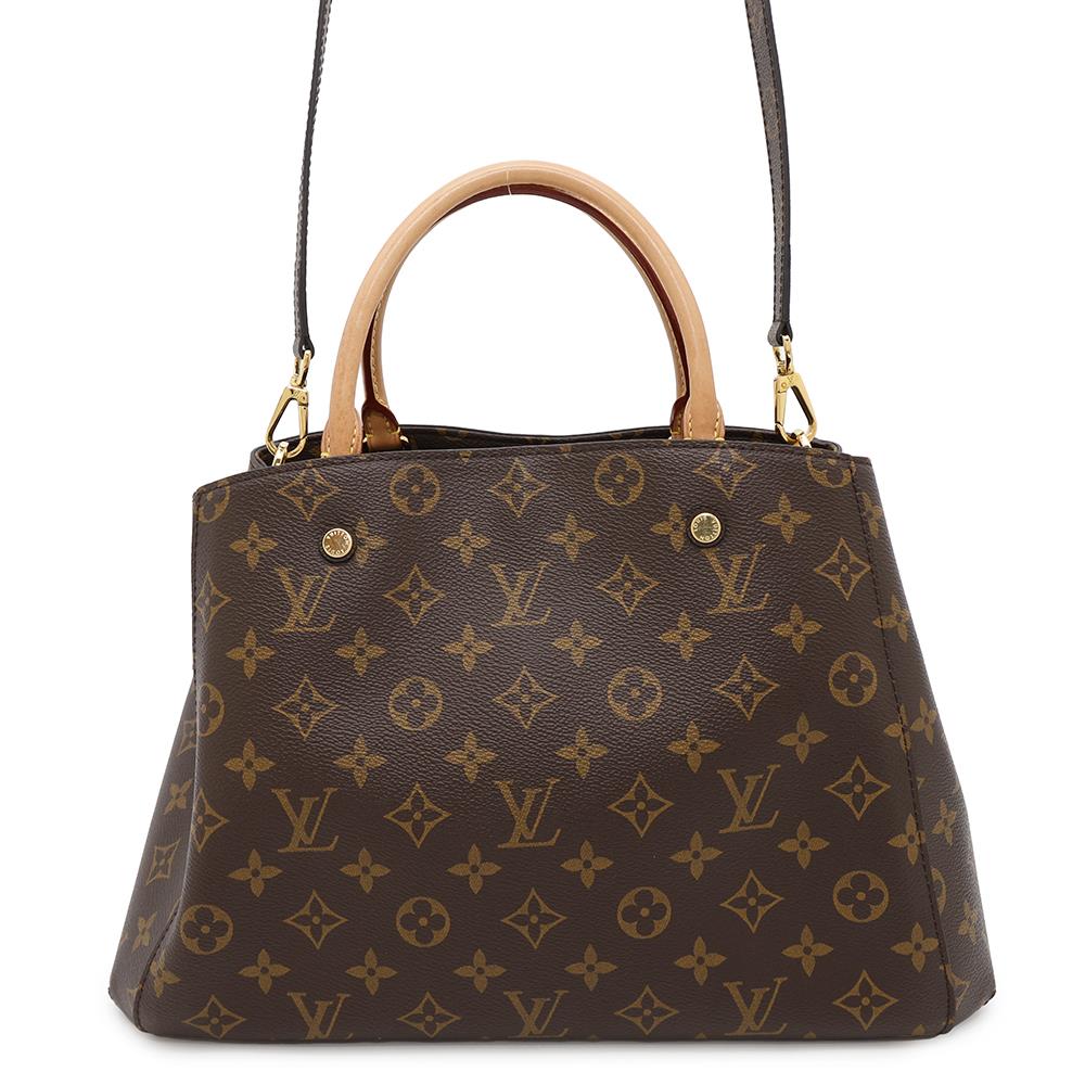 LOUIS VUITTON Montaigne BordeauxM41055 Monogram Size BB