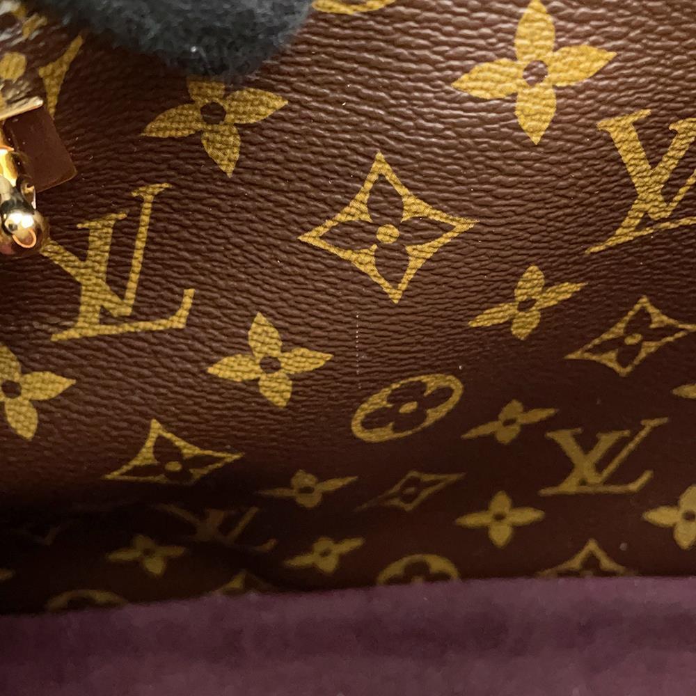 LOUIS VUITTON Montaigne BordeauxM41055 Monogram Size BB