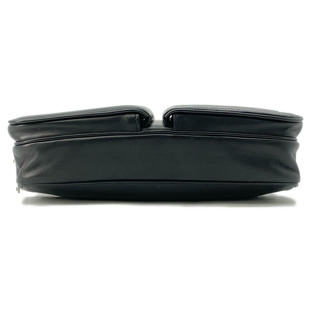 SAINT LAURENT PARIS Shoulder Bag Black712569 Leather Embossed Leather