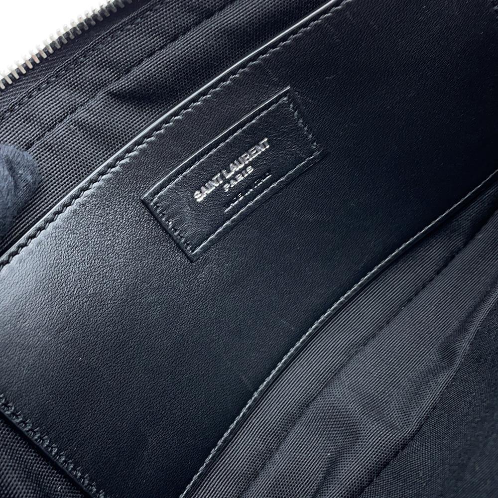 SAINT LAURENT PARIS Shoulder Bag Black712569 Leather Embossed Leather