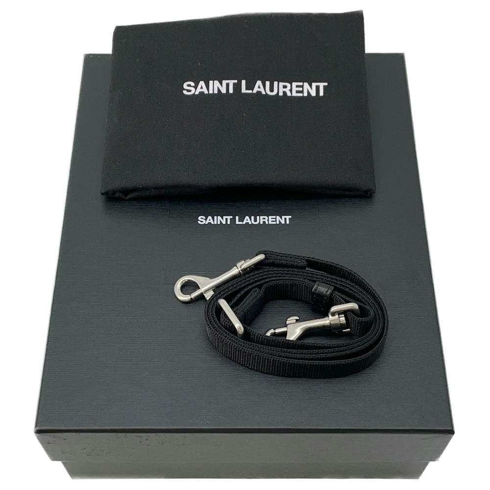 SAINT LAURENT PARIS Shoulder Bag Black712569 Leather Embossed Leather