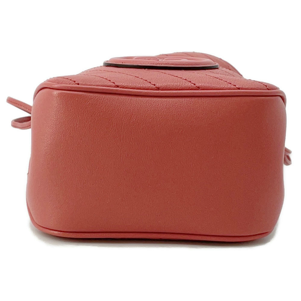 GUCCI Blondie Mini Bucket Pink760313 Leather