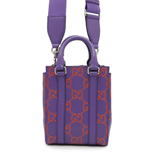 GUCCI GG embossed 2wayHandbag Purple/Orange696010 Leather