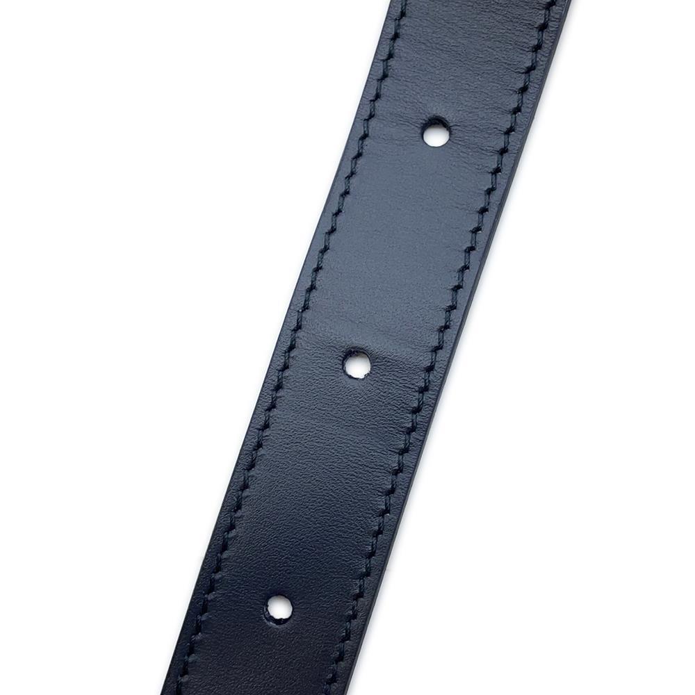 Dior Vibe 2WAY Bowling Bag White/NavyM6209OOBR Leather Rubber Size Small