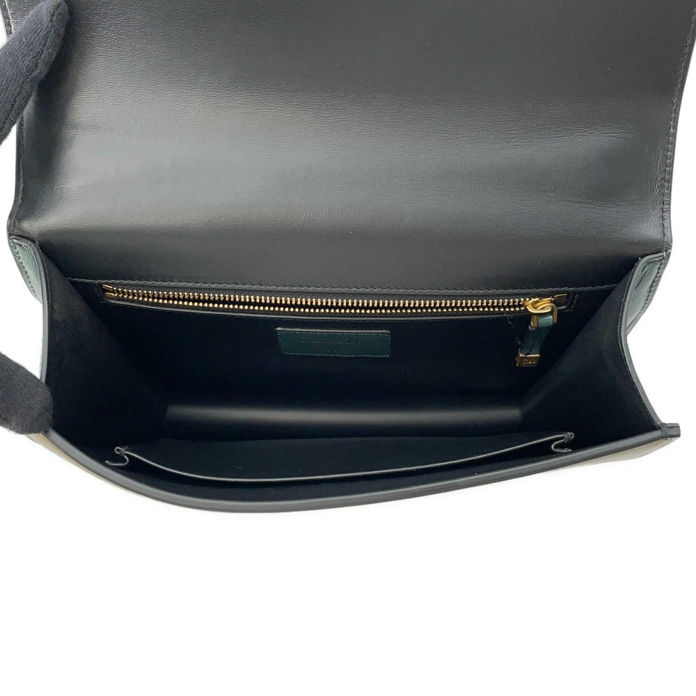 Dior 30 Montaigne Shoulder Bag Green Leather