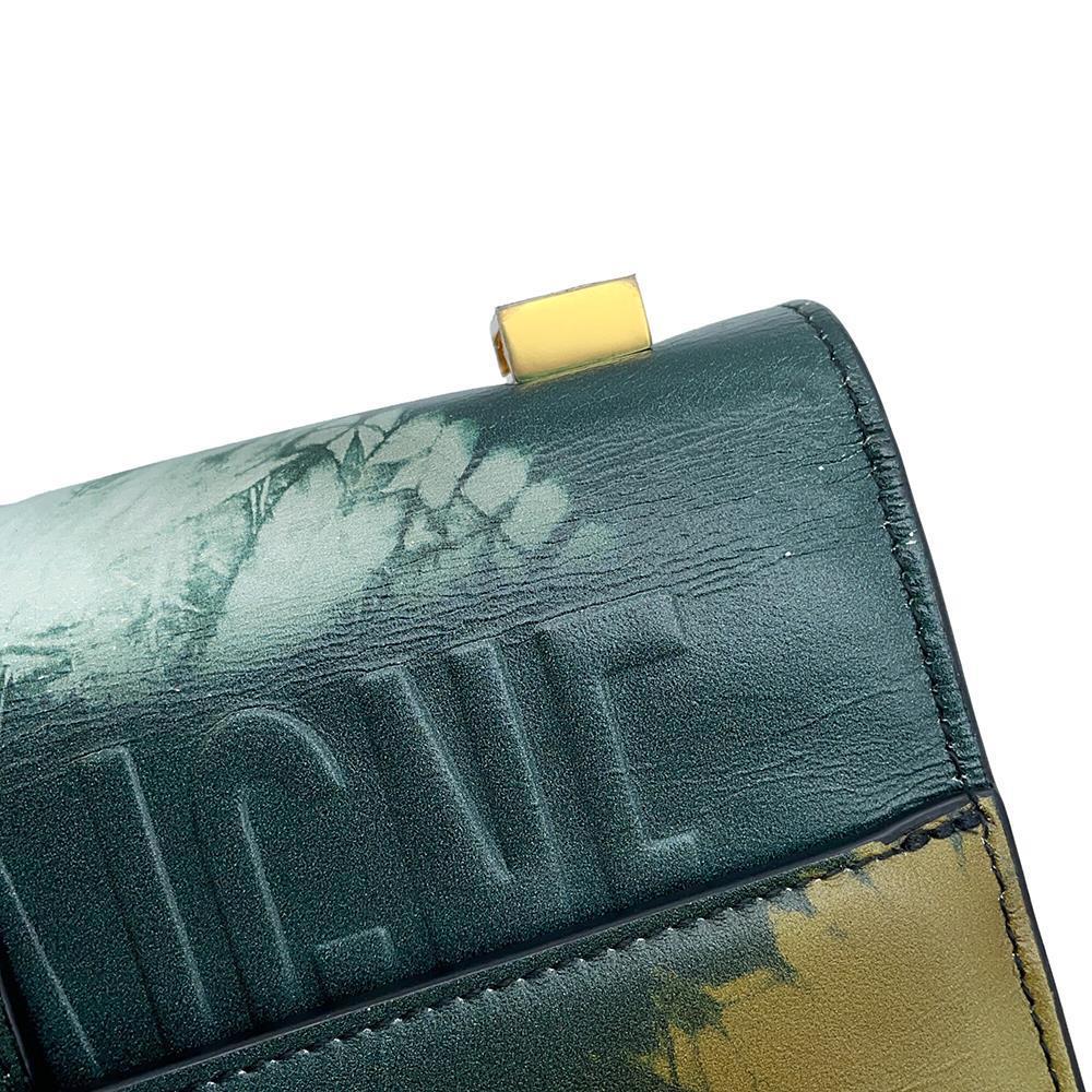 Dior 30 Montaigne Shoulder Bag Green Leather