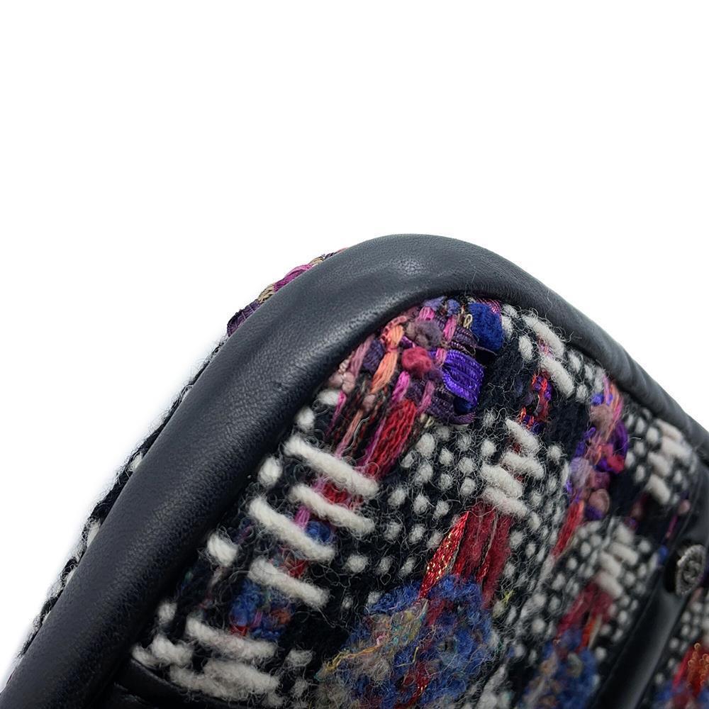 CHANEL Girl Chanel ChainShoulder Bag Black/Multicolor Tweed Lambskin