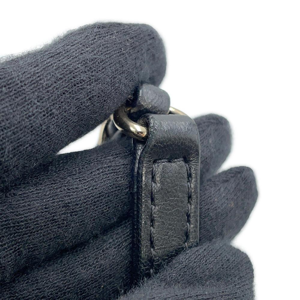 CHANEL Matelasse Vanity ChainShoulder Bag Black Lambskin