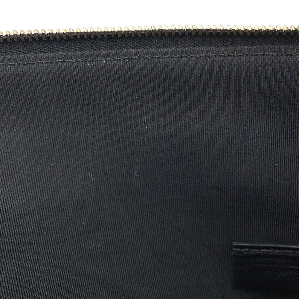 CHANEL Matelasse Clutch Bag Black Lambskin