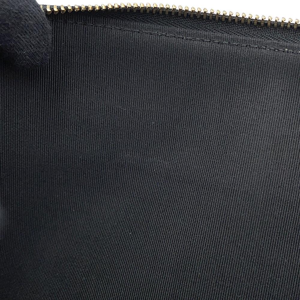 CHANEL Matelasse Clutch Bag Black Lambskin