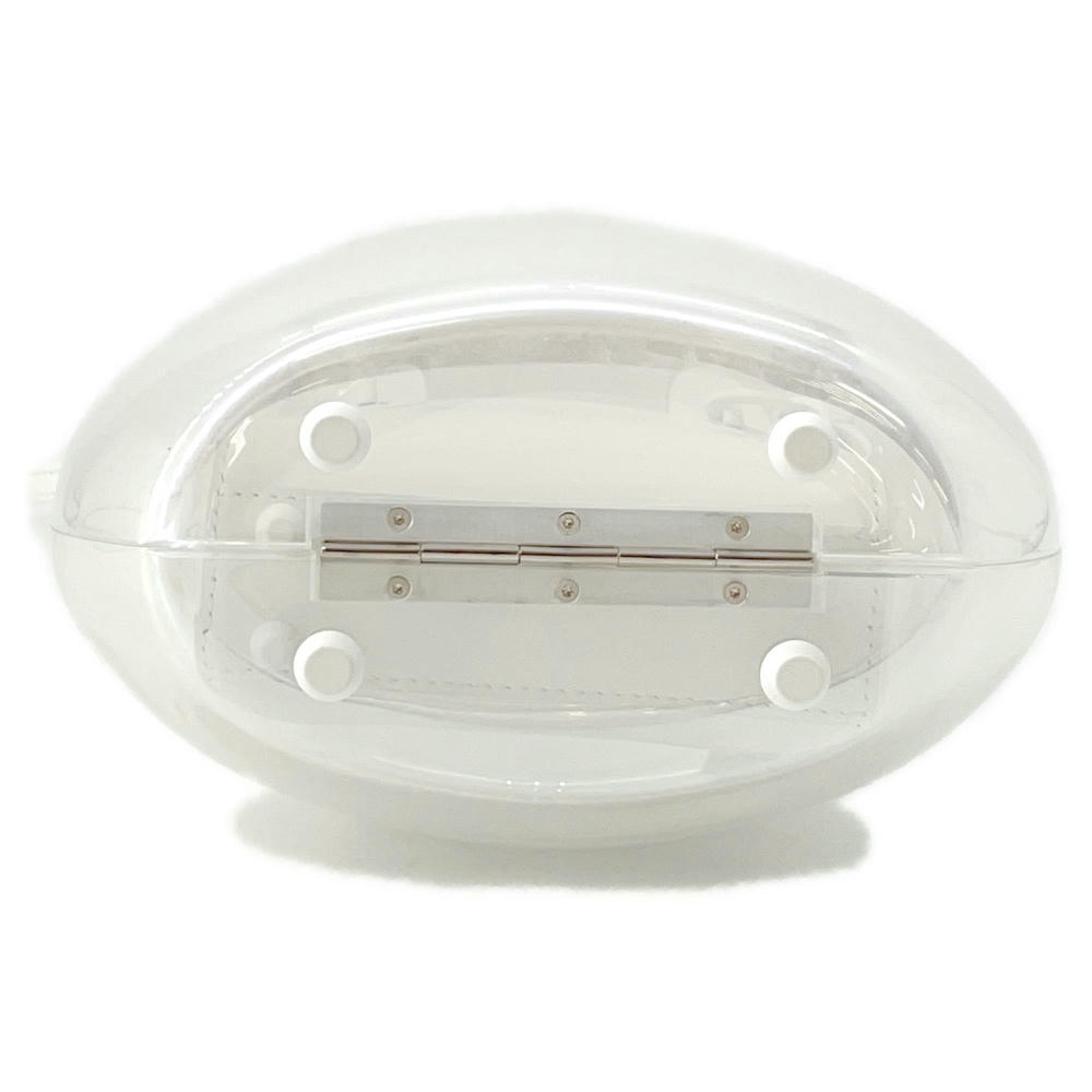 Dior Lady Dior Capsule Bag White Leather Plastic