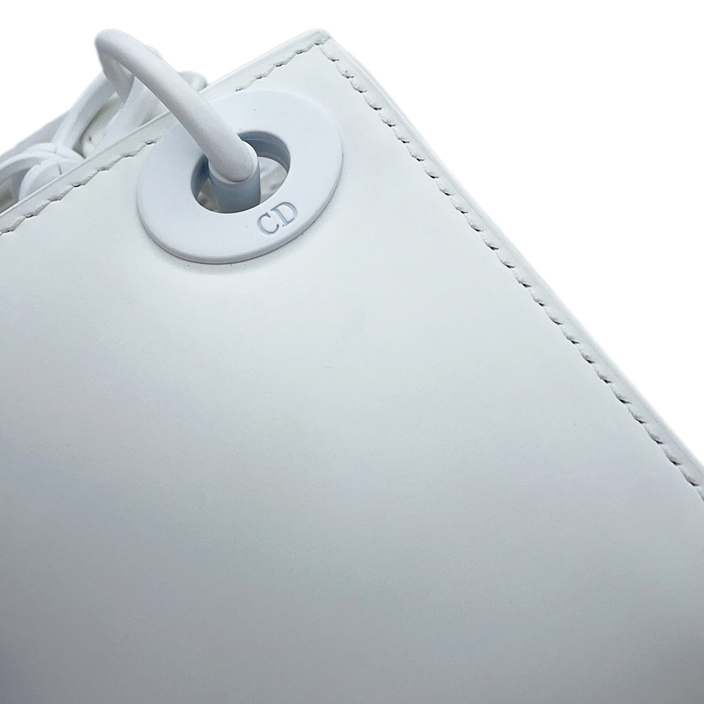 Dior Lady Dior Capsule Bag White Leather Plastic