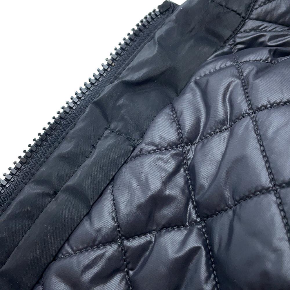 CHANEL Sports line hooded vest Size 38 BlackP36696 Polyurethane70% Nylon30%