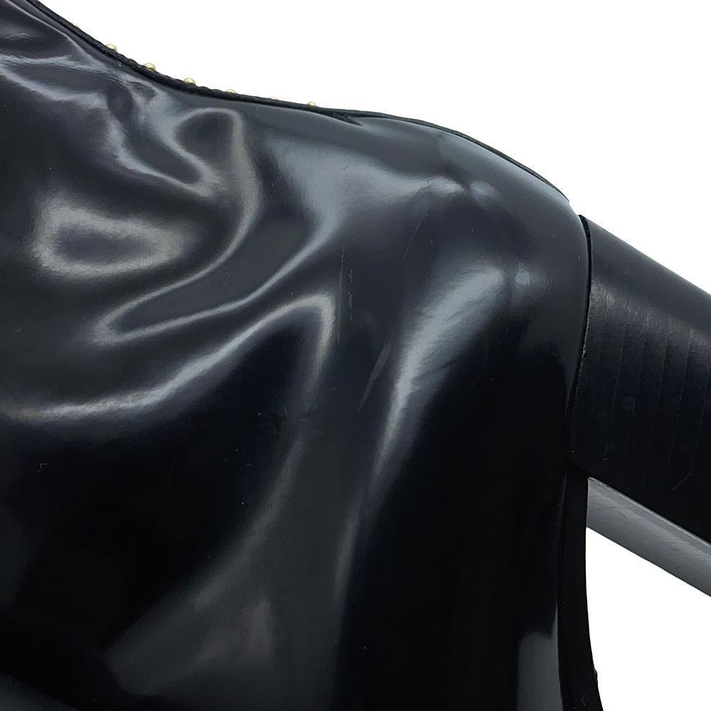LOUIS VUITTON Star Trail Line Boots Noir Monogram Patent Leather Size 36 1/2