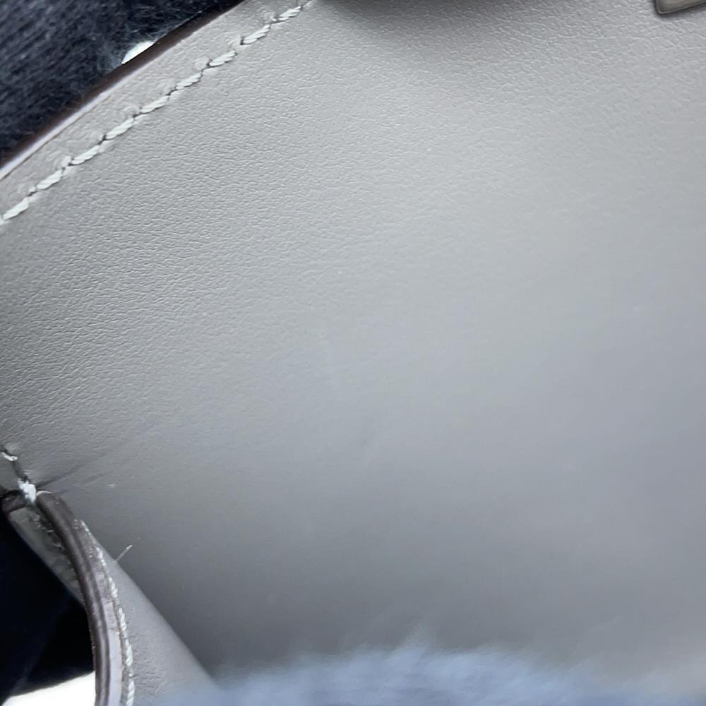 FENDI Peekaboo ICUXCross 2wayBag Gray7VA582 Leather