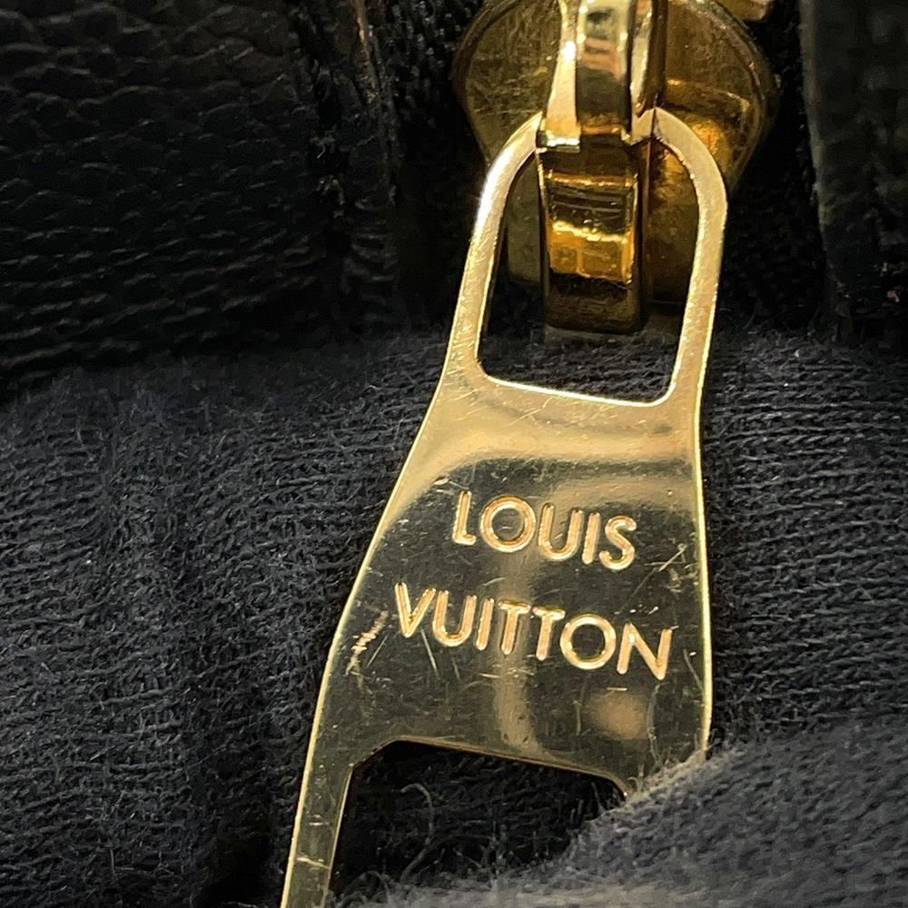 LOUIS VUITTON Montaigne NoirM41048 Monogram Empreinte Leather Size MM