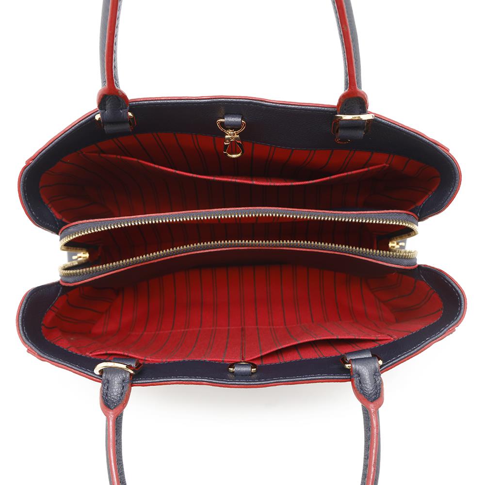 LOUIS VUITTON Montaigne Marine RougeM42746 Monogram Empreinte Leather Size MM