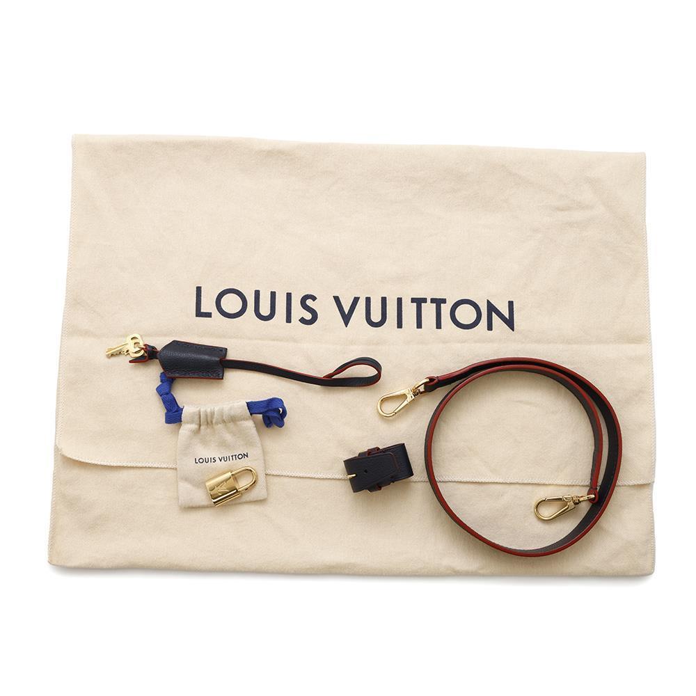 LOUIS VUITTON Montaigne Marine RougeM42746 Monogram Empreinte Leather Size MM
