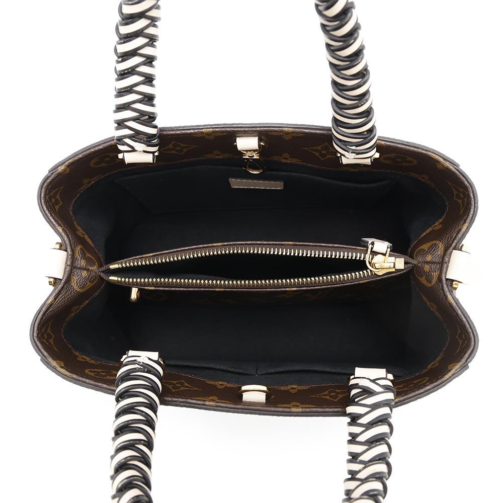 LOUIS VUITTON Montaigne Noir/CreamM45311 Monogram Size BB