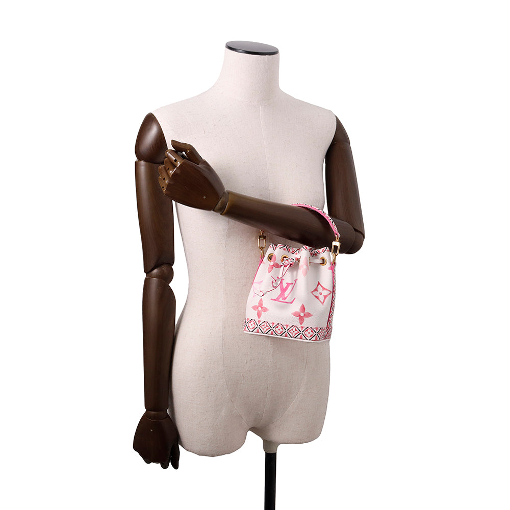 LOUIS VUITTON Nano Noe RoseM82386 Monogram Visor Pool