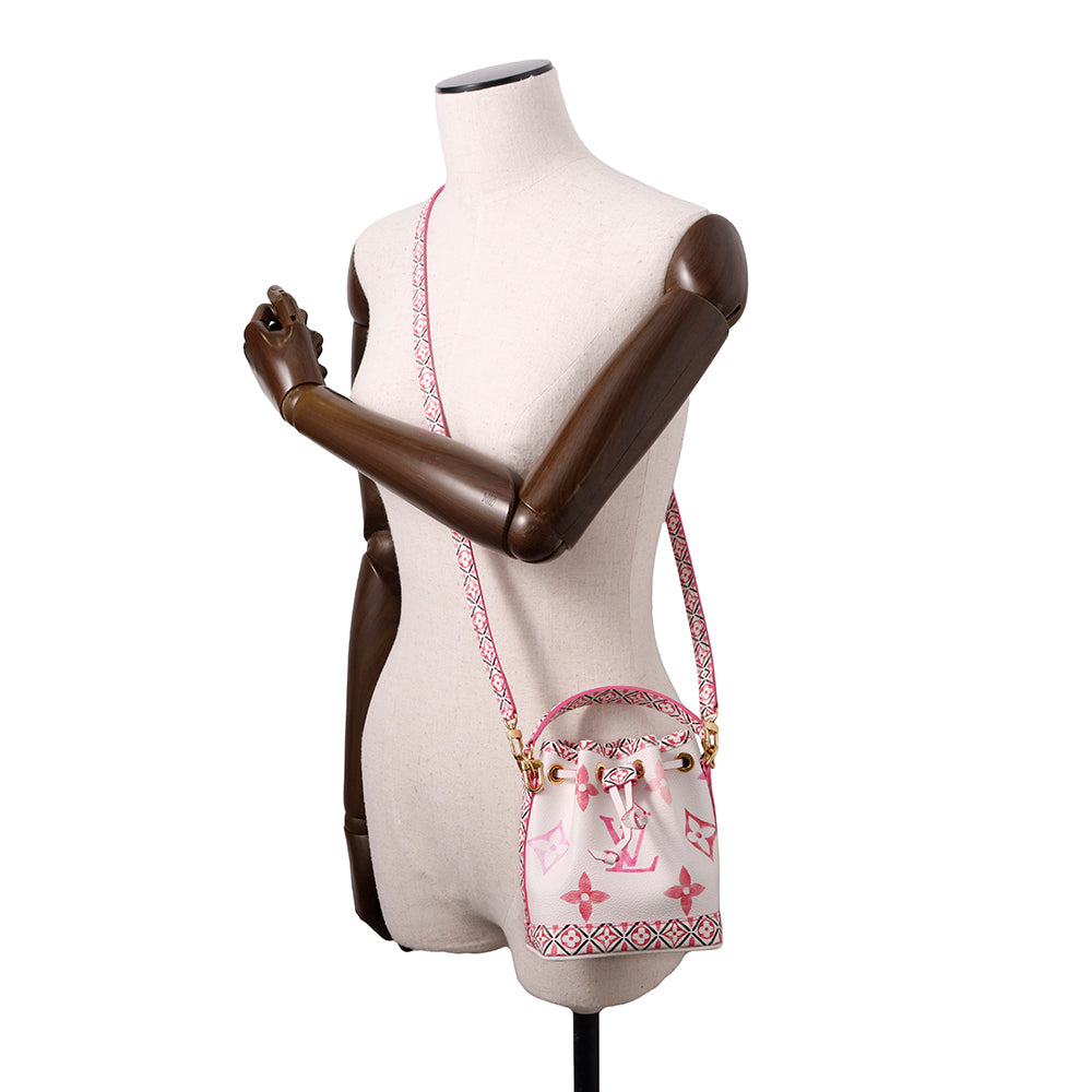 LOUIS VUITTON Nano Noe RoseM82386 Monogram Visor Pool