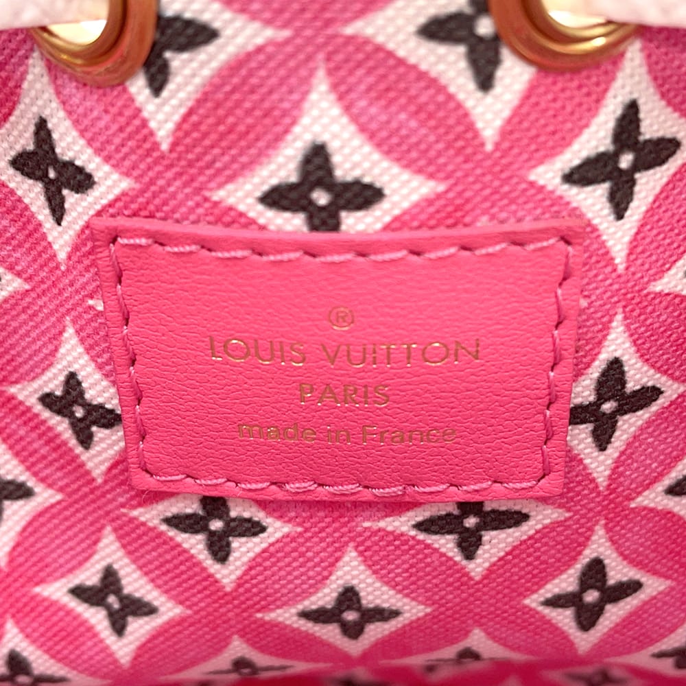 LOUIS VUITTON Nano Noe RoseM82386 Monogram Visor Pool
