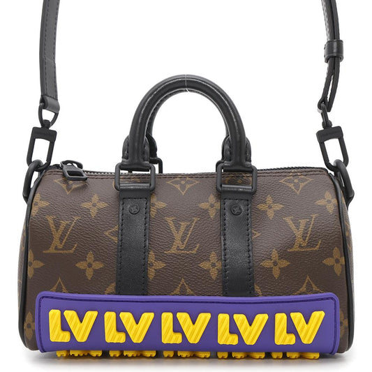 LOUIS VUITTON Keepall NoirM45788 Monogram LV rubber Size XS