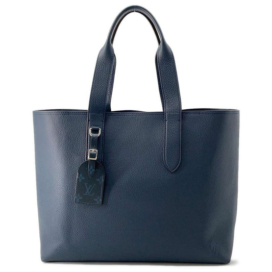 LOUIS VUITTON Cabas Voyage NV NavyM53240 Taurillon Leather