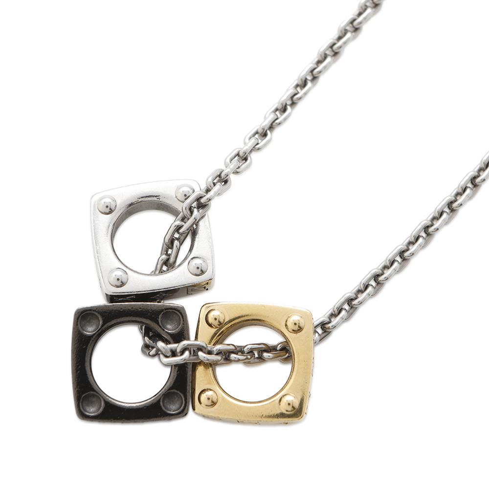 LOUIS VUITTON Pendant・Monogram Bold Silver/Gold/NoirM00675 Metal