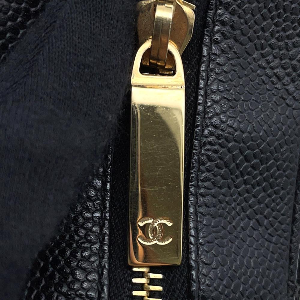 CHANEL CC Logo One Shoulder Bag BlackA20993 Caviar Leather