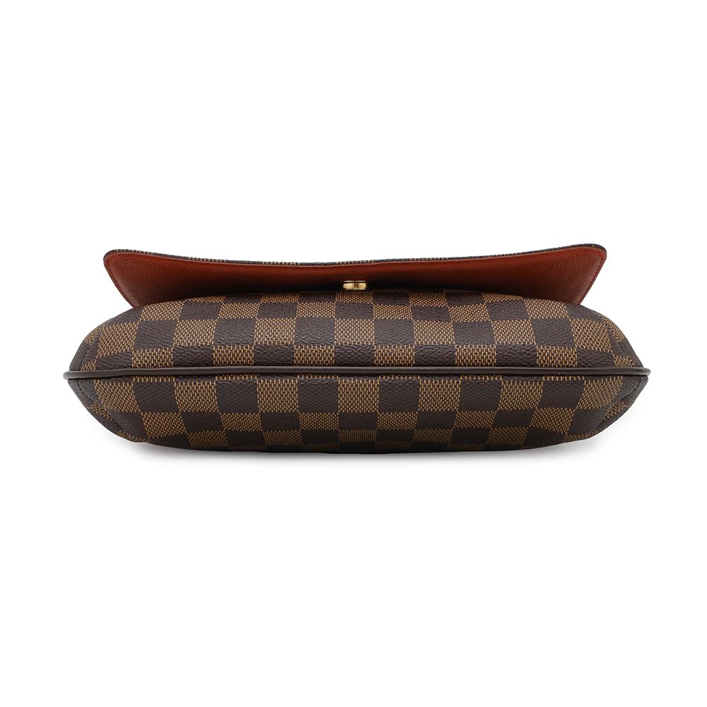 LOUIS VUITTON Musette Tango Short Shoulder OrangeN51255 Damier Ebene Canvas Size short