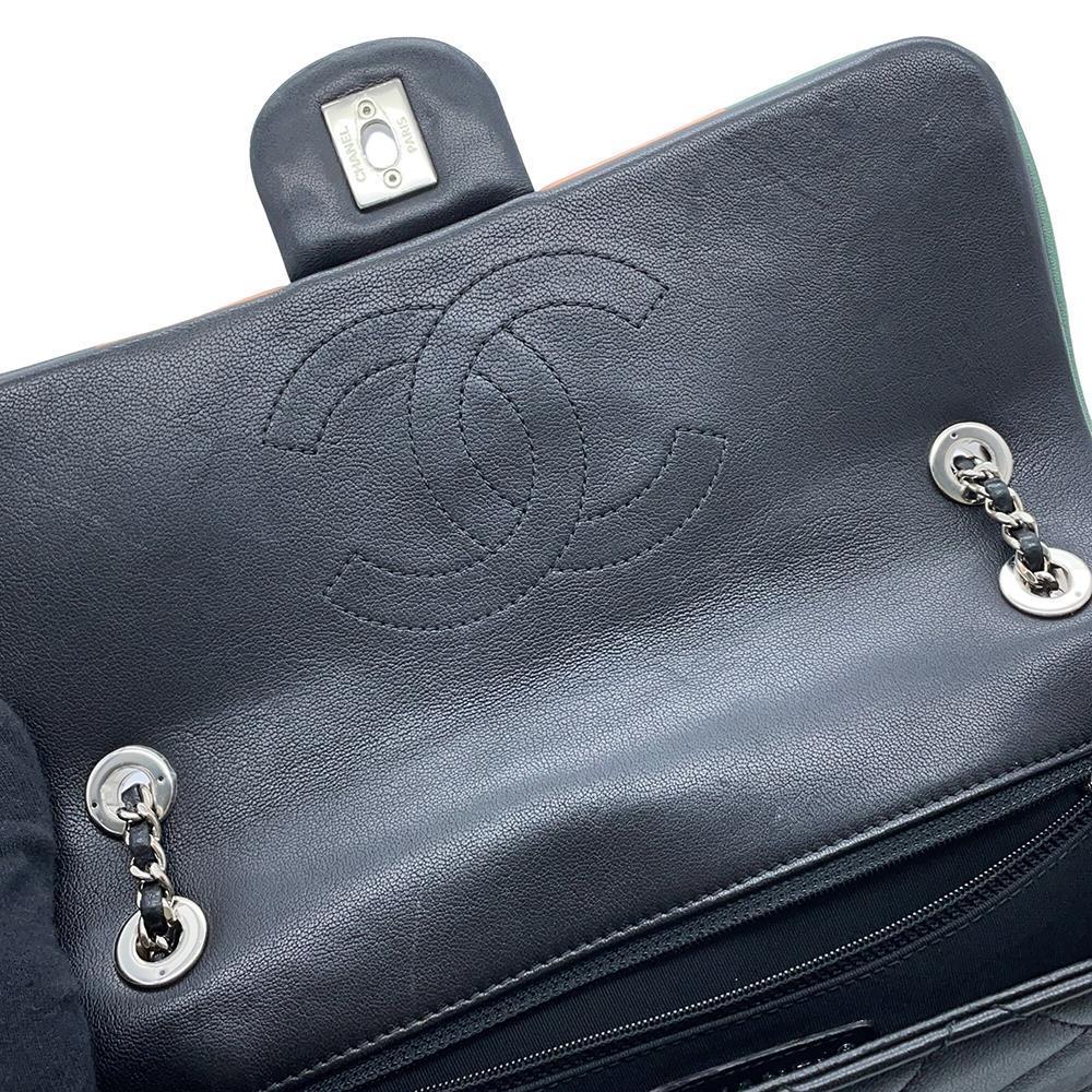 CHANEL CC Logo ChainShoulder Bag Black/MulticolorA93691 Lambskin