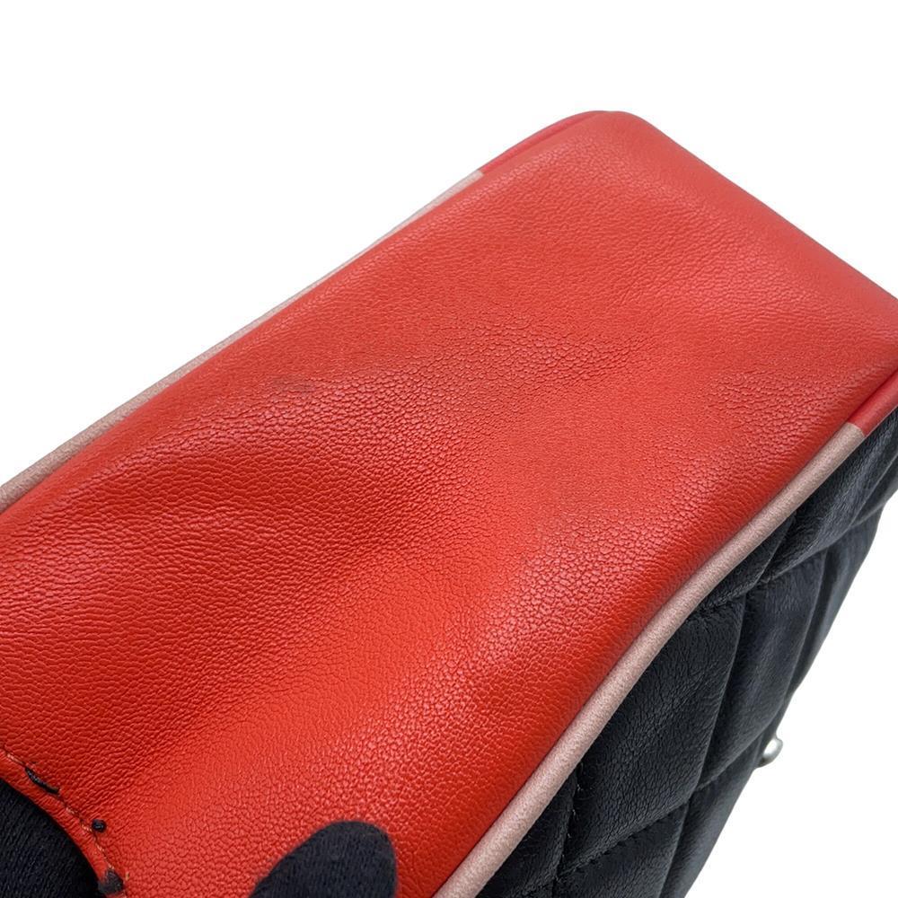 CHANEL CC Logo ChainShoulder Bag Black/MulticolorA93691 Lambskin