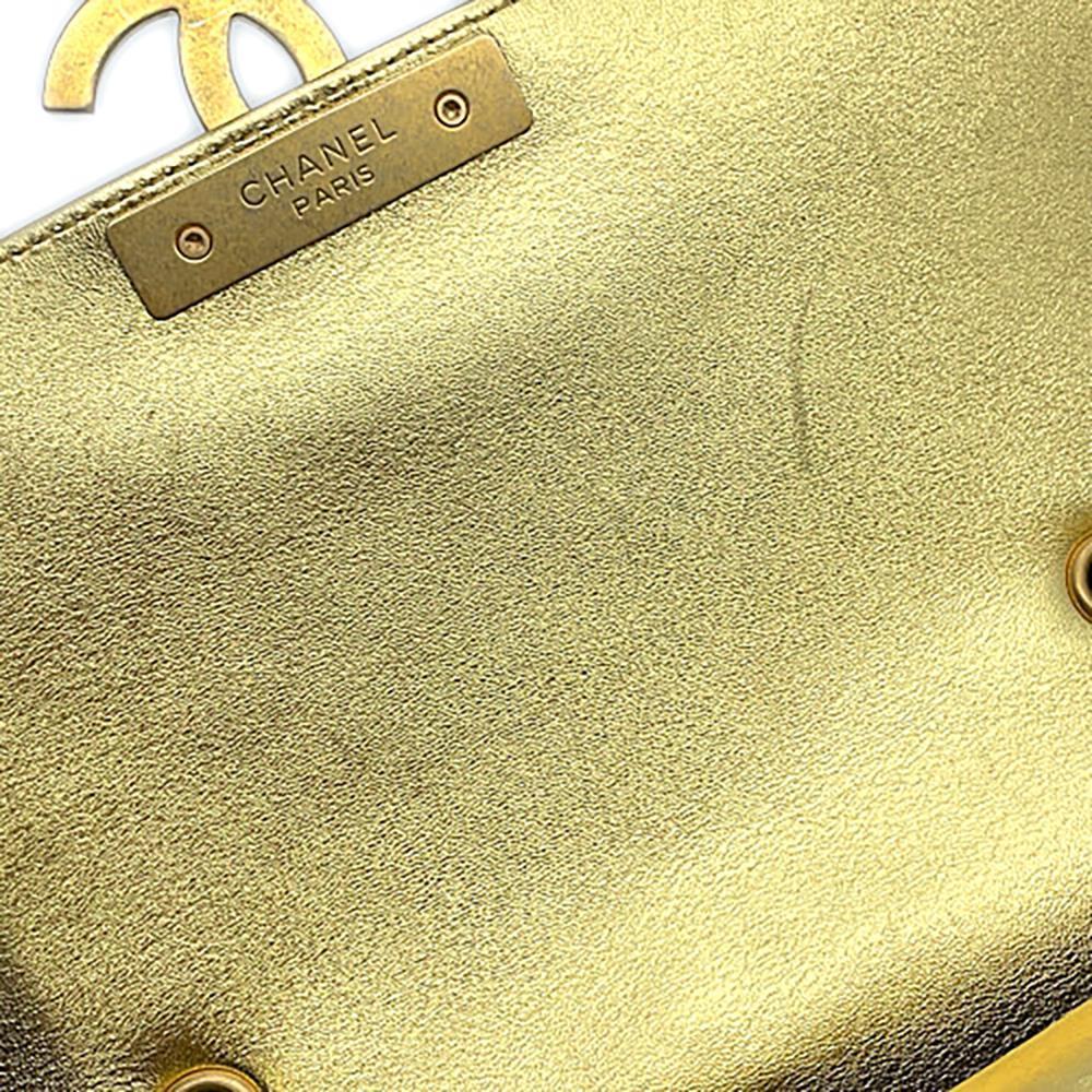 CHANEL Matelasse ChainShoulder Bag Black/GoldA57276 Lambskin