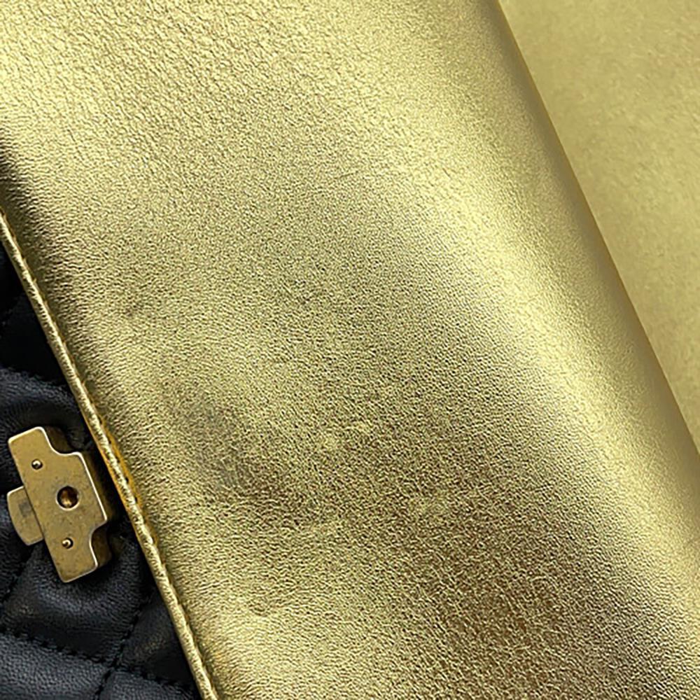 CHANEL Matelasse ChainShoulder Bag Black/GoldA57276 Lambskin