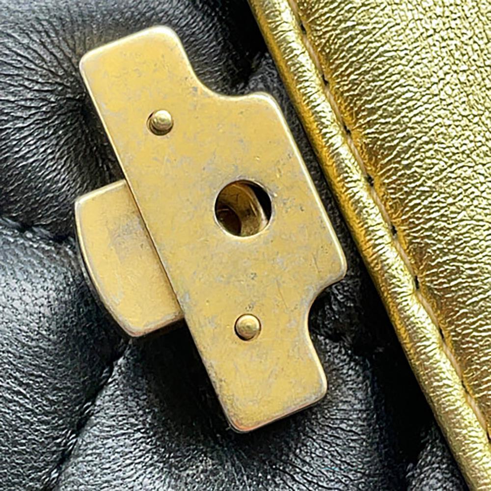 CHANEL Matelasse ChainShoulder Bag Black/GoldA57276 Lambskin