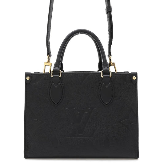 LOUIS VUITTON Onthego NoirM45653 Monogram Empreinte Leather Size PM