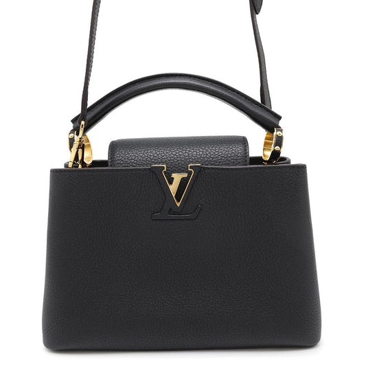 LOUIS VUITTON Capucines NoirM94755 Taurillon Leather Size BB