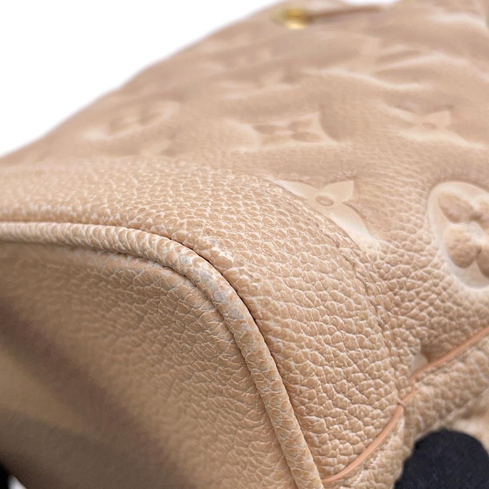 LOUIS VUITTON Nanonoe BeigeM81463 Monogram Empreinte Leather Summer Stardust
