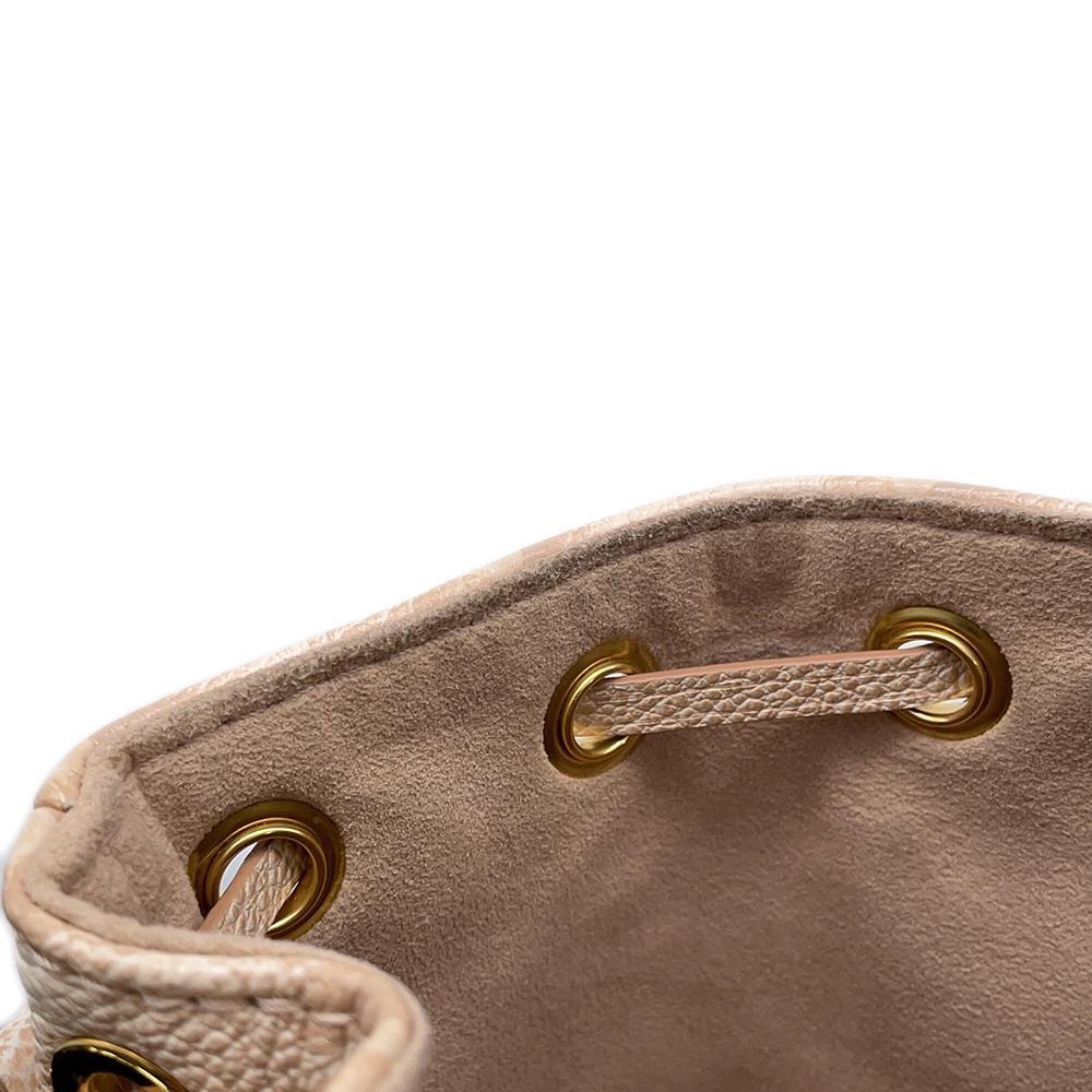 LOUIS VUITTON Nanonoe BeigeM81463 Monogram Empreinte Leather Summer Stardust