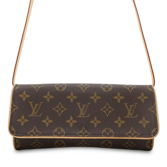 LOUIS VUITTON Pochette Twin BeigeM51852 Monogram Size GM
